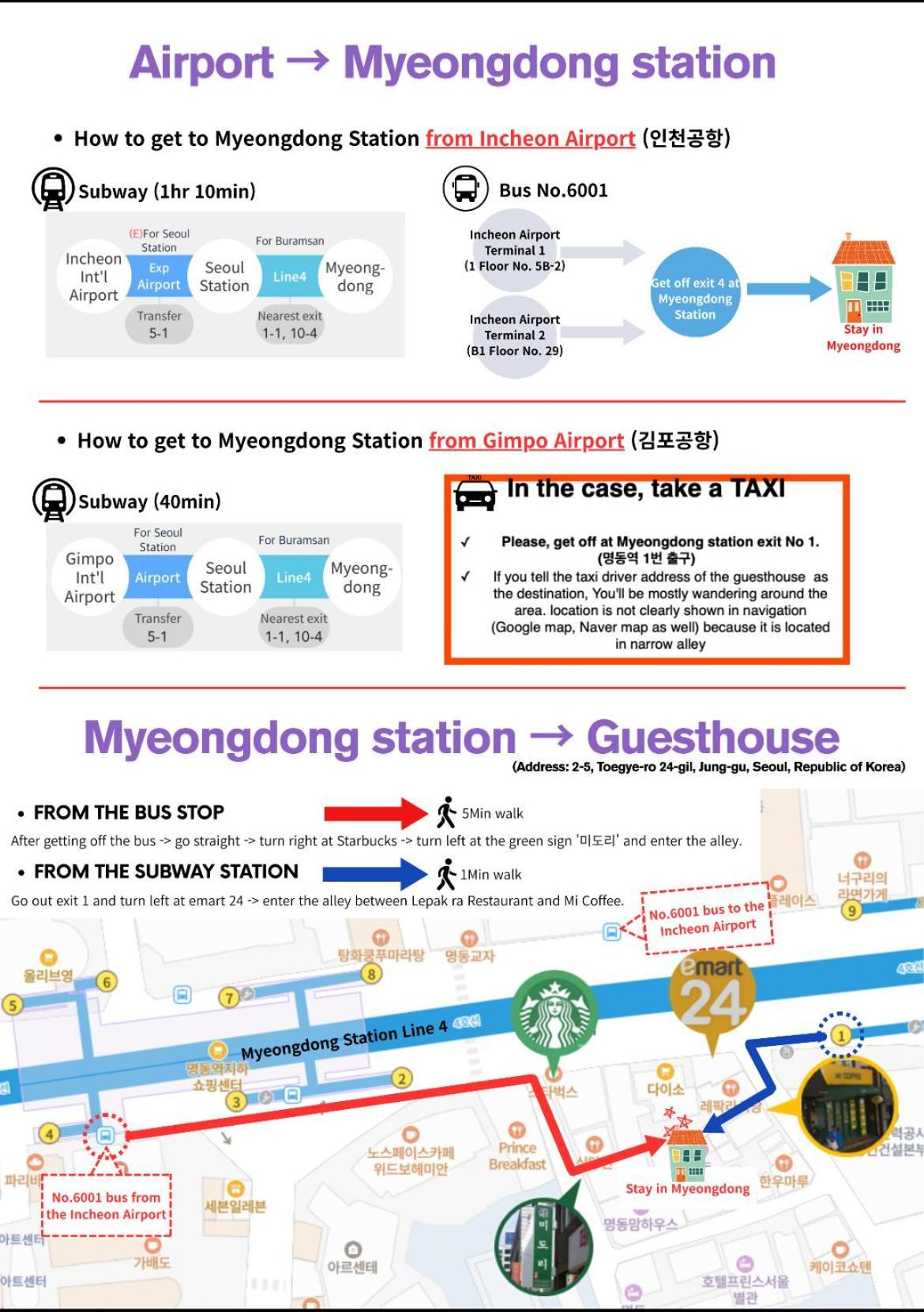 Stayin Myeongdong - Foreigners Only Guest house *